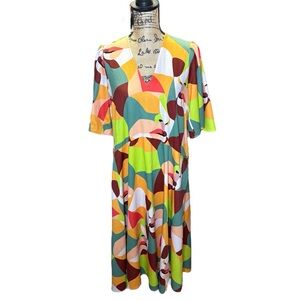 Hutch x Anthropologie Abstract Maxi Dress